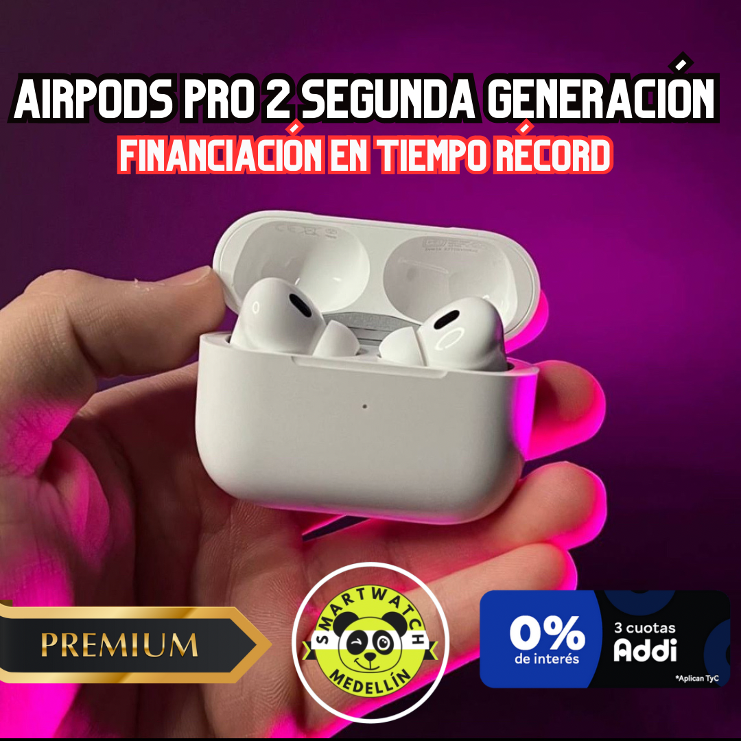 AIRPODS PRO 2️⃣ PREMIUM ➕ PROTECTOR DE OBSEQUIO 🎁